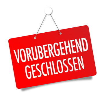 voruebergehend geschlossen